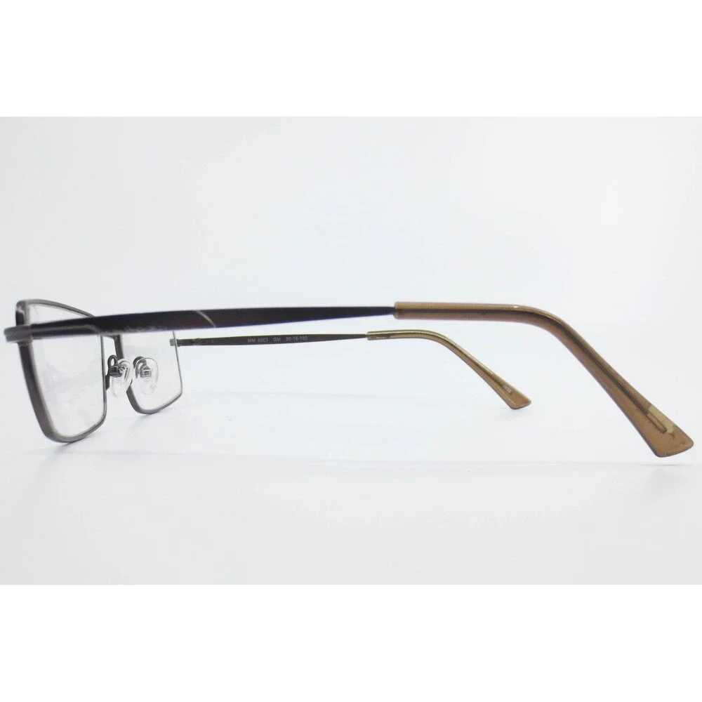 Modern Men MM 4003 GM Gunmetal Rectangle Eyeglasses Frames 56-16-150